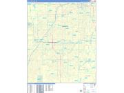 Overland Park Wall Map Basic Style 2022